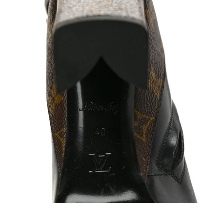 Louis Vuitton Calfskin Monogram Matchmake Low Boots 40 6 of 9
