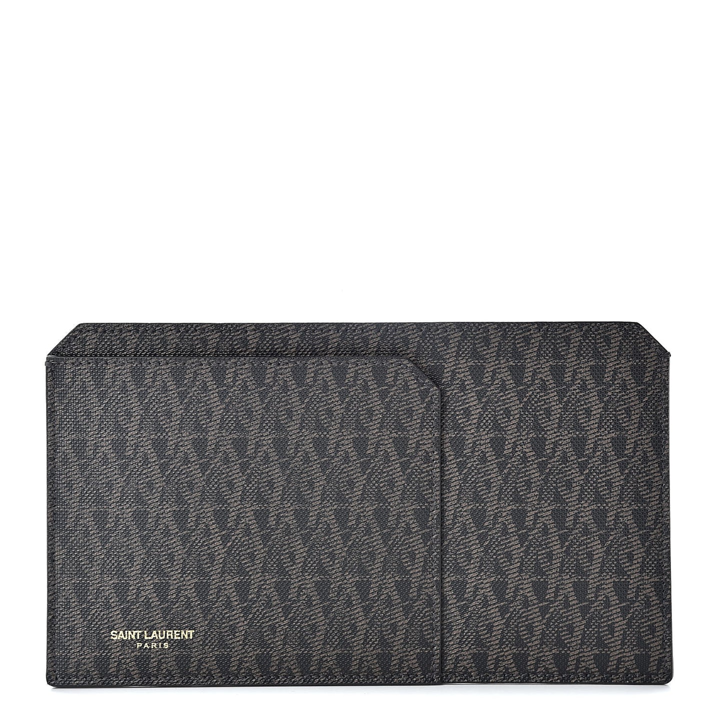 Classic Toile Monogram Fragments Pouch Black Lino