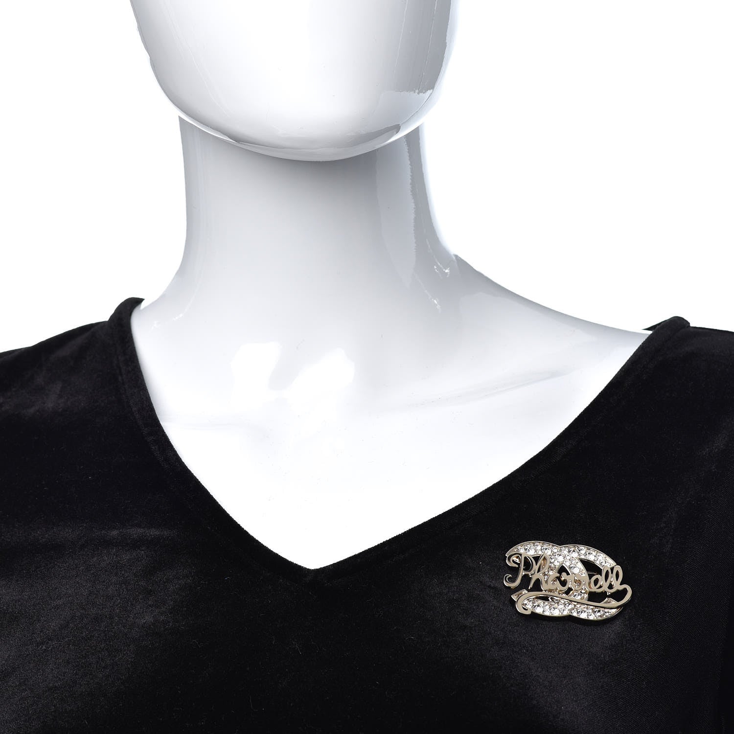 Chanel x Pharrell Williams Crystal Brooch Gold 2 of 5