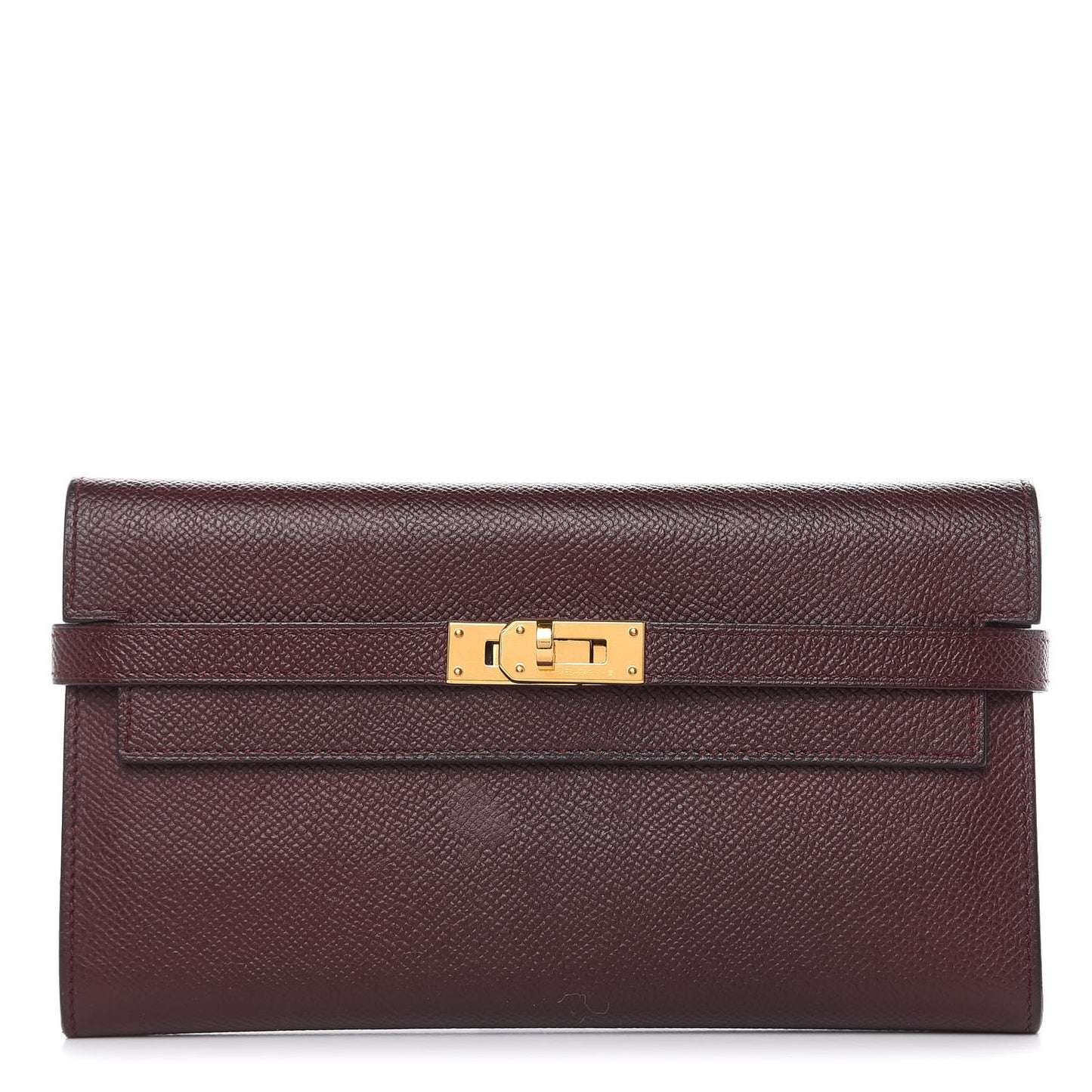 Epsom Kelly Longue Wallet Bordeaux