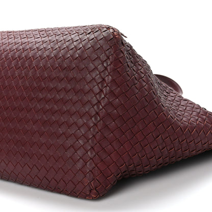 Bottega Veneta Nappa Intrecciato Large Seamless Tote Burgundy 8 of 12