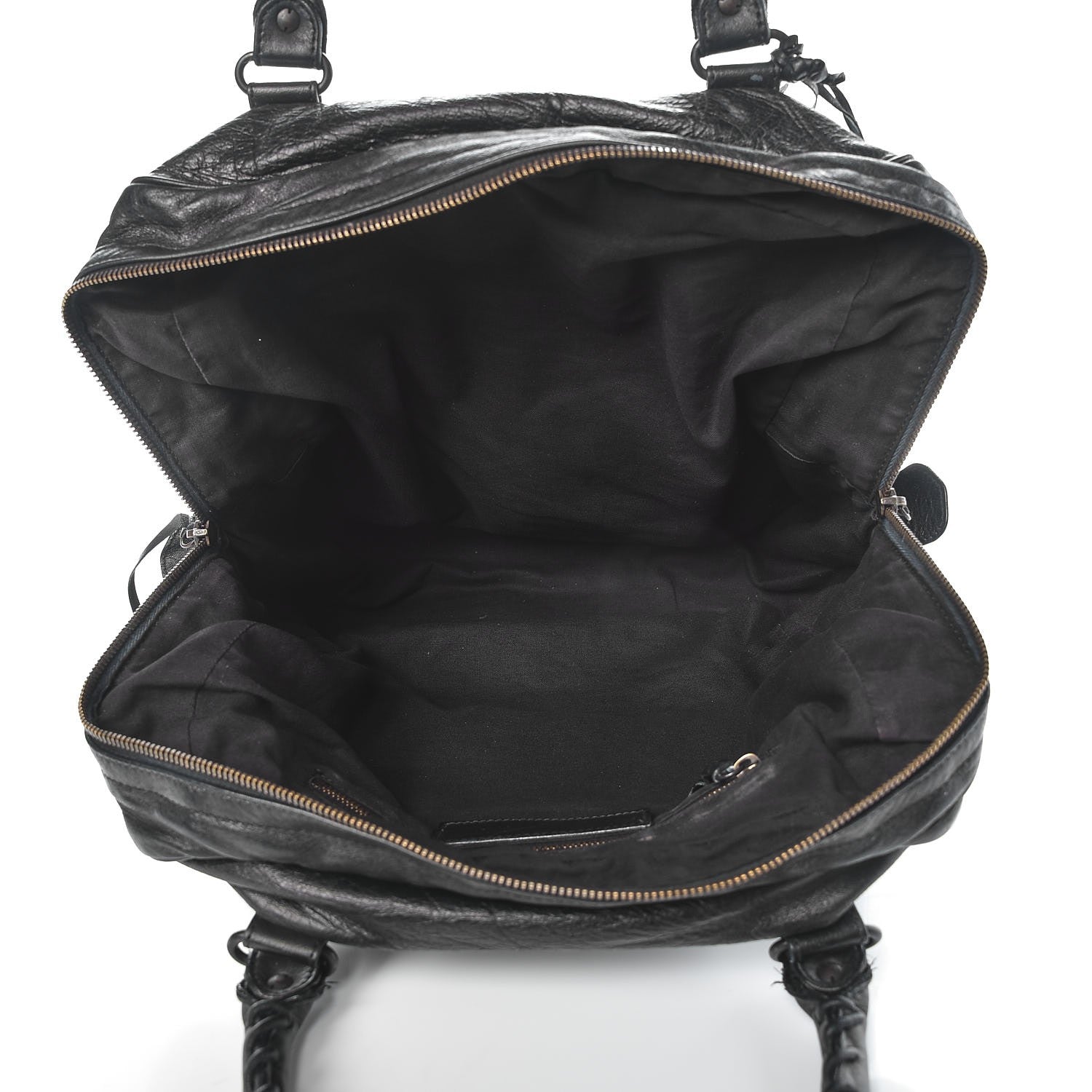 Balenciaga Agneau Classic Hardware Shoulder Bag Black 5 of 13