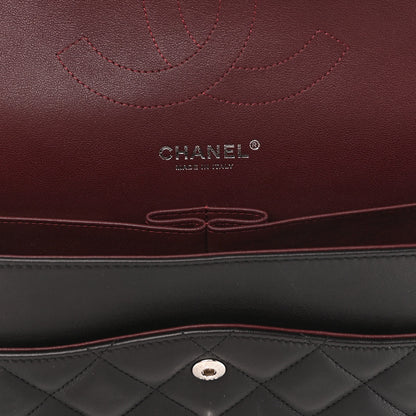 Chanel Lambskin Quilted Jumbo Double Flap Black 6 of 11