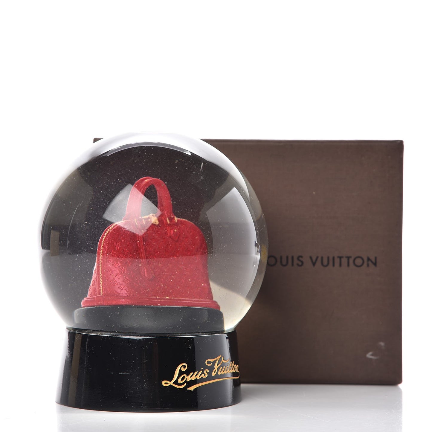Alma Snow Globe Boule A Neige Rouge