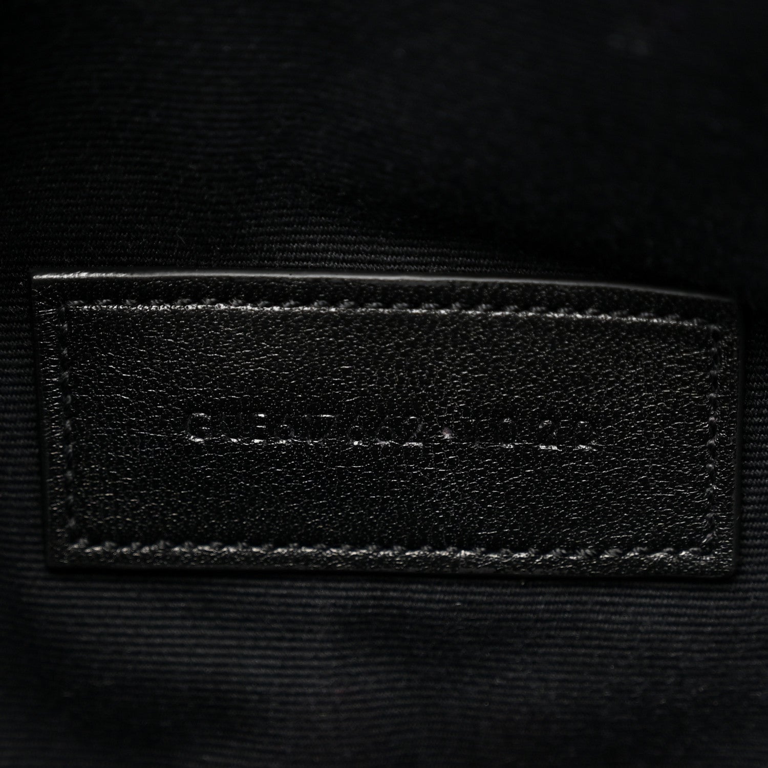 Saint Laurent Grain De Poudre Matelasse Chevron Monogram Envelope Clutch Black 7 of 11