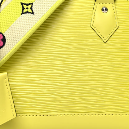 Louis Vuitton Epi Jacquard Alma BB Yellow Citron 7 of 9