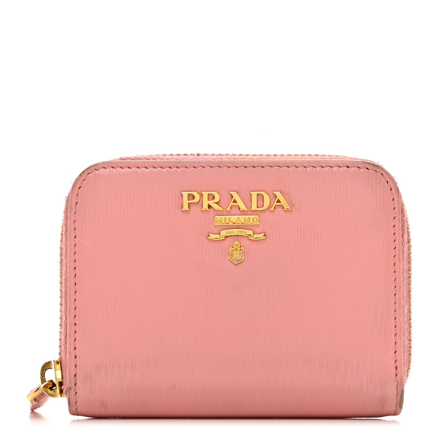 Prada Vitello Move Zip Coin Purse Petalo 1 of 8