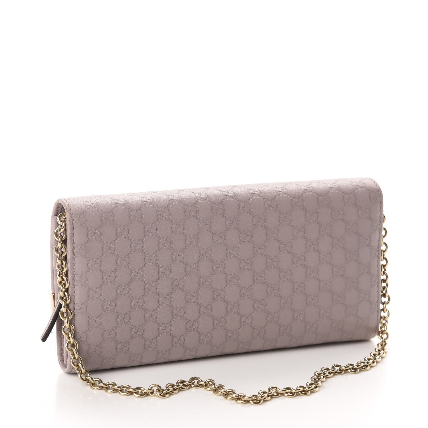 Gucci Soft Microguccissima Dice Chain Wallet Mauve 3 of 11
