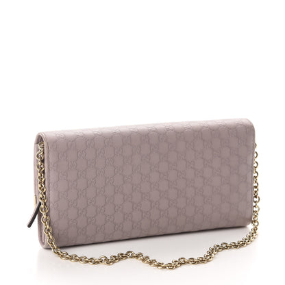 Gucci Soft Microguccissima Dice Chain Wallet Mauve 3 of 11