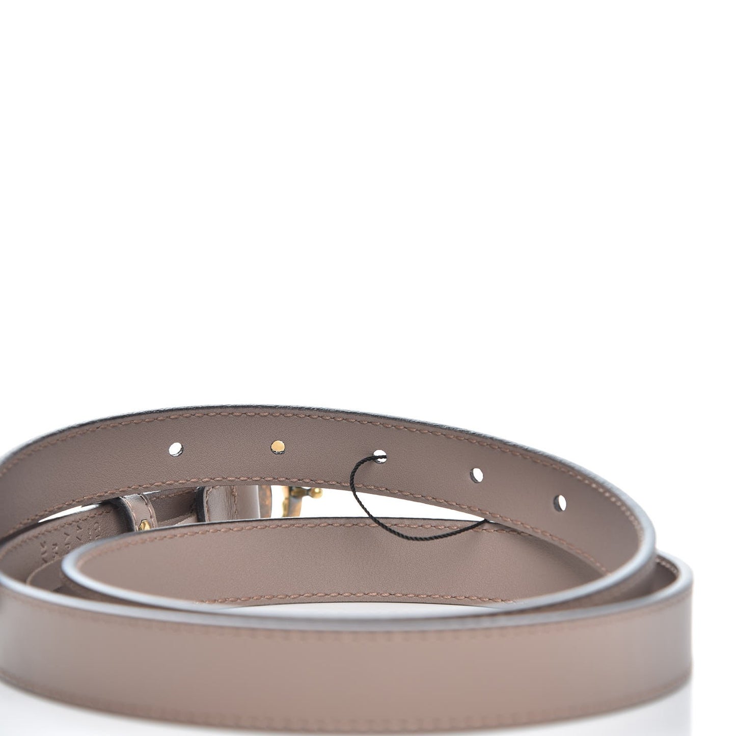 Calfskin Pearl Double G 20mm Belt 85 34 Porcelain Rose