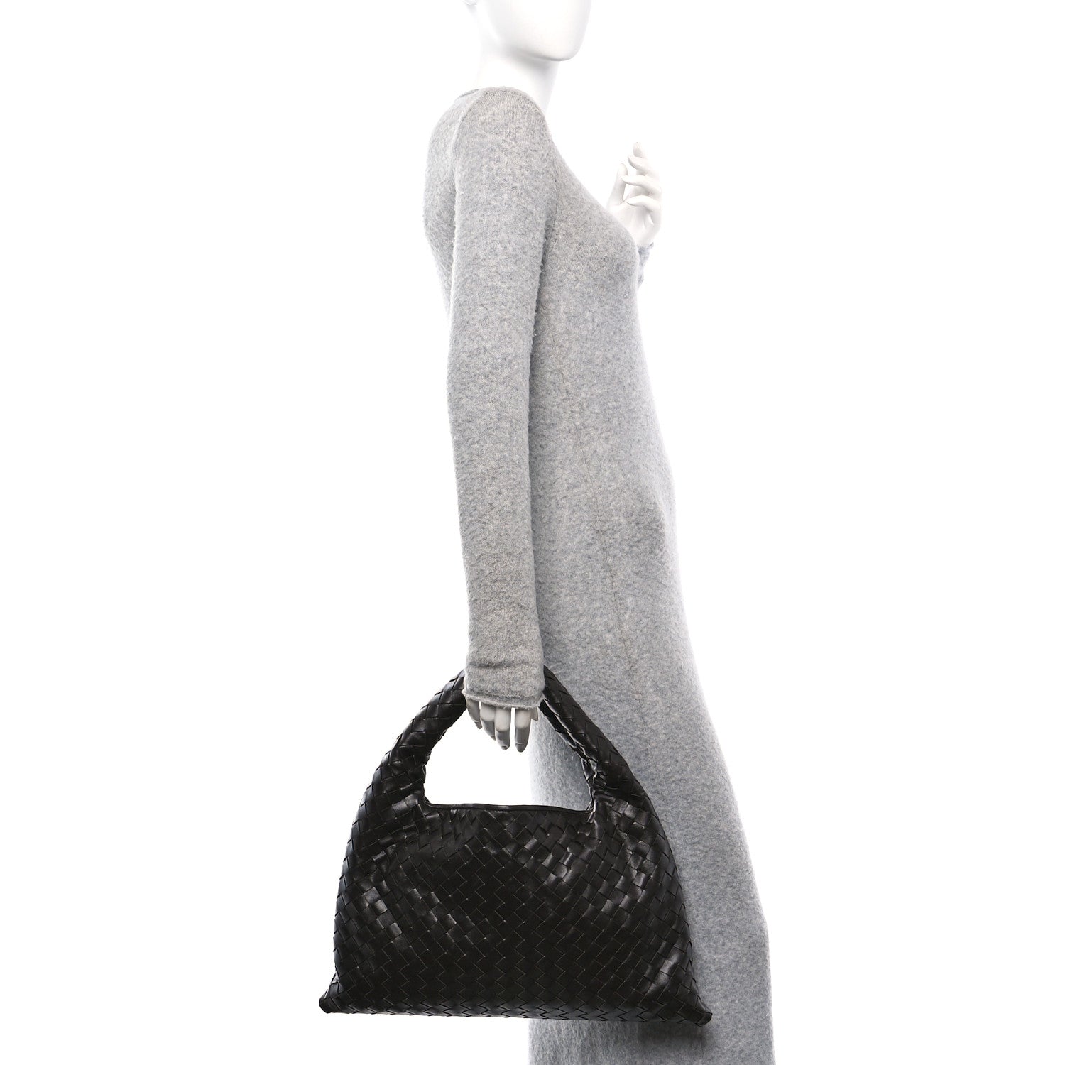 Bottega Veneta Calfskin Intrecciato Small Hop Fondant 2 of 11