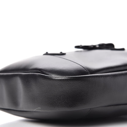 Saint Laurent Coated Canvas Rivington Race Pouch Black 7 of 10