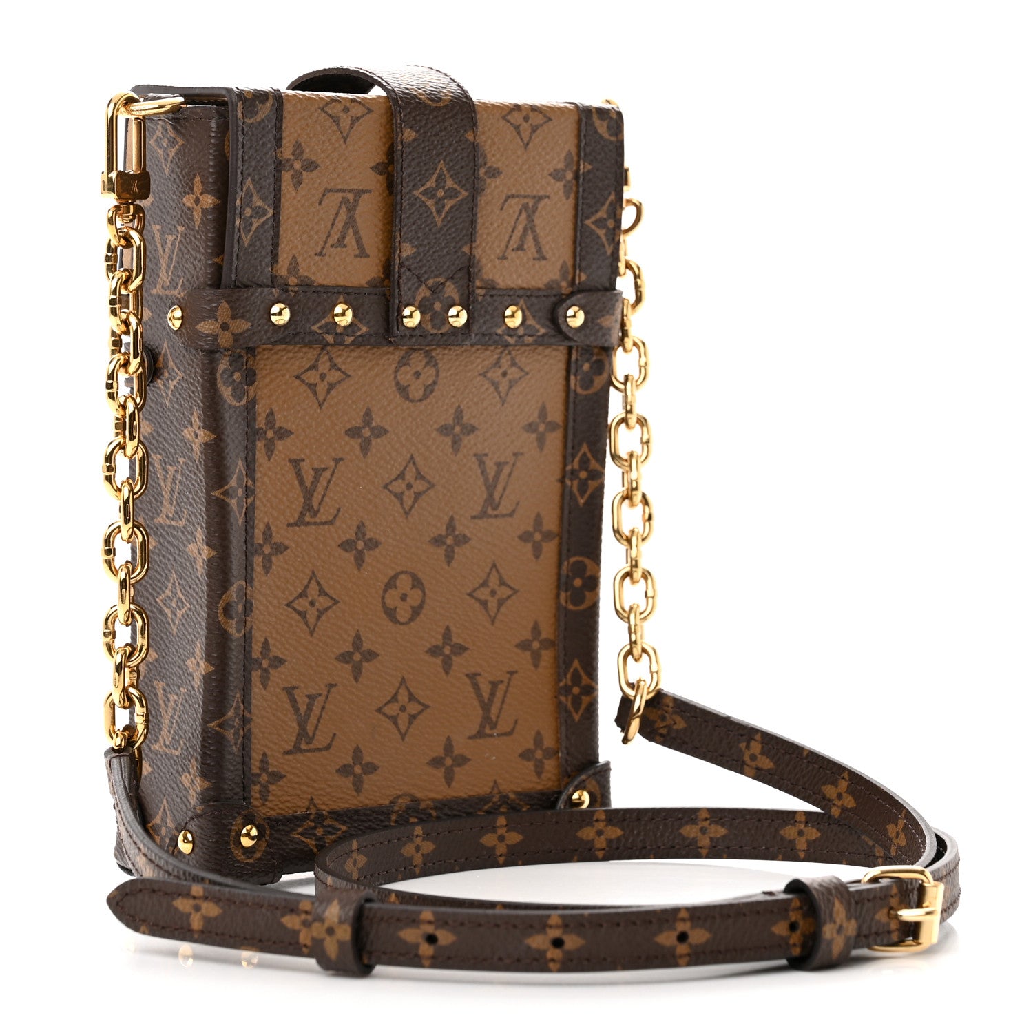 Louis Vuitton Reverse Monogram Pochette Trunk Verticale 3 of 10