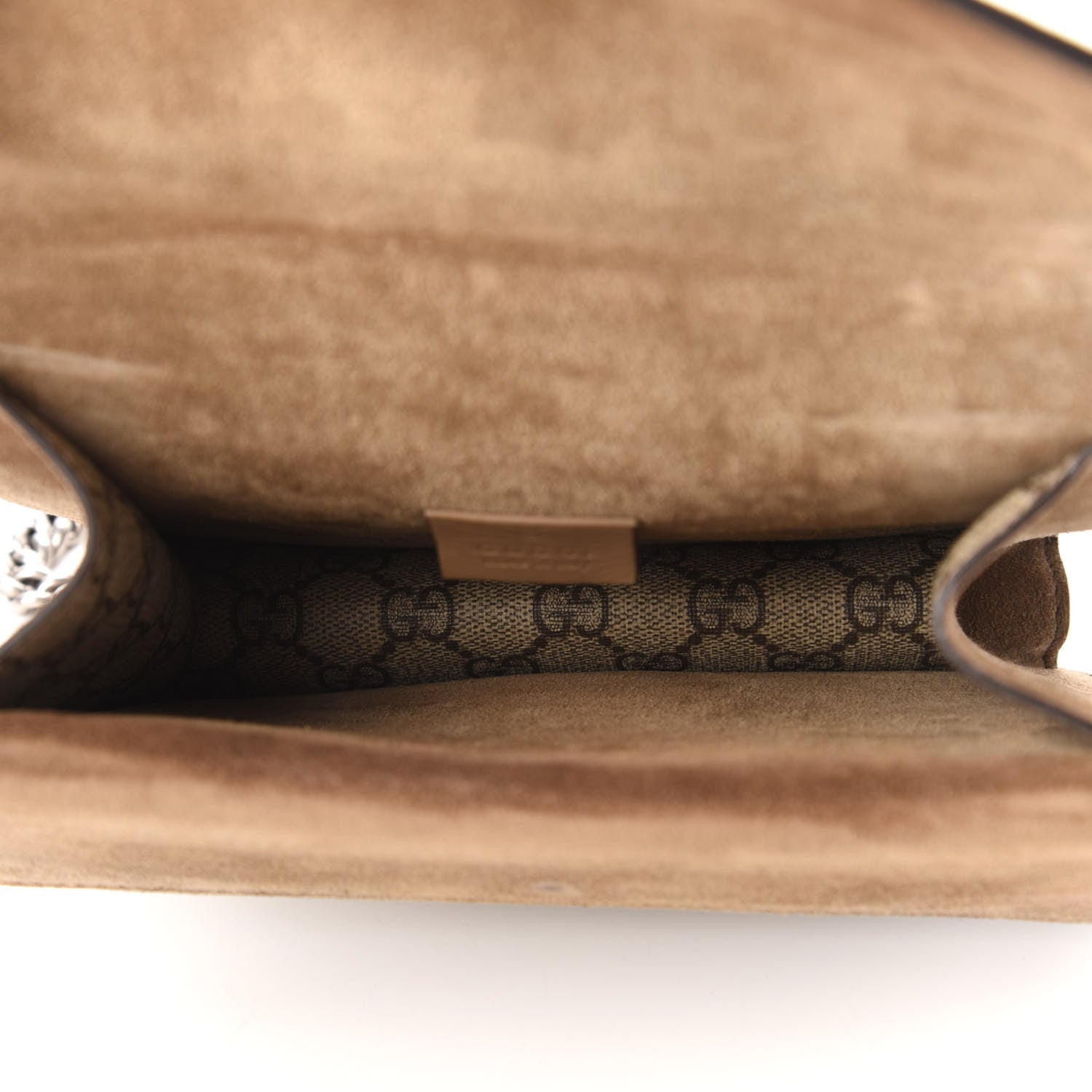 Gucci GG Supreme Monogram Mini Dionysus Shoulder Bag Taupe 6 of 11