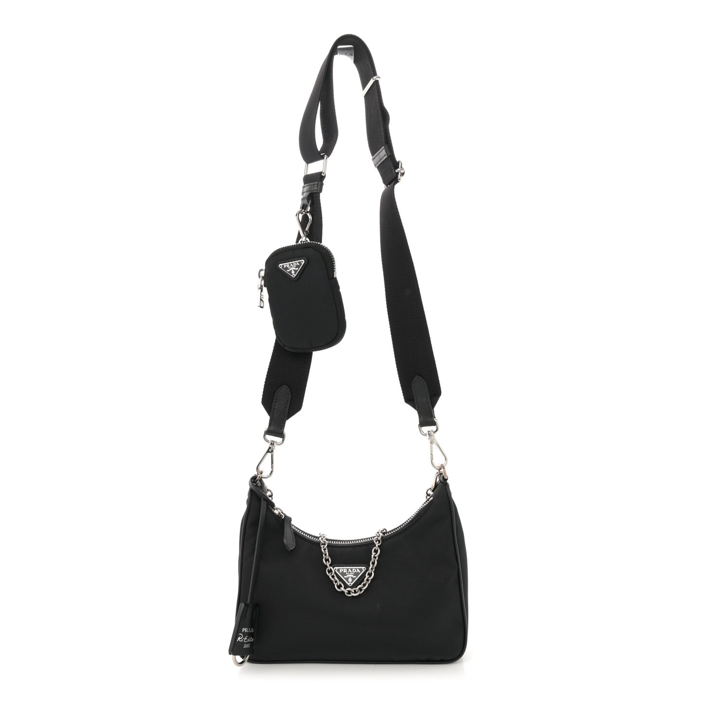 Nylon Re-Edition 2005 Shoulder Bag Black
