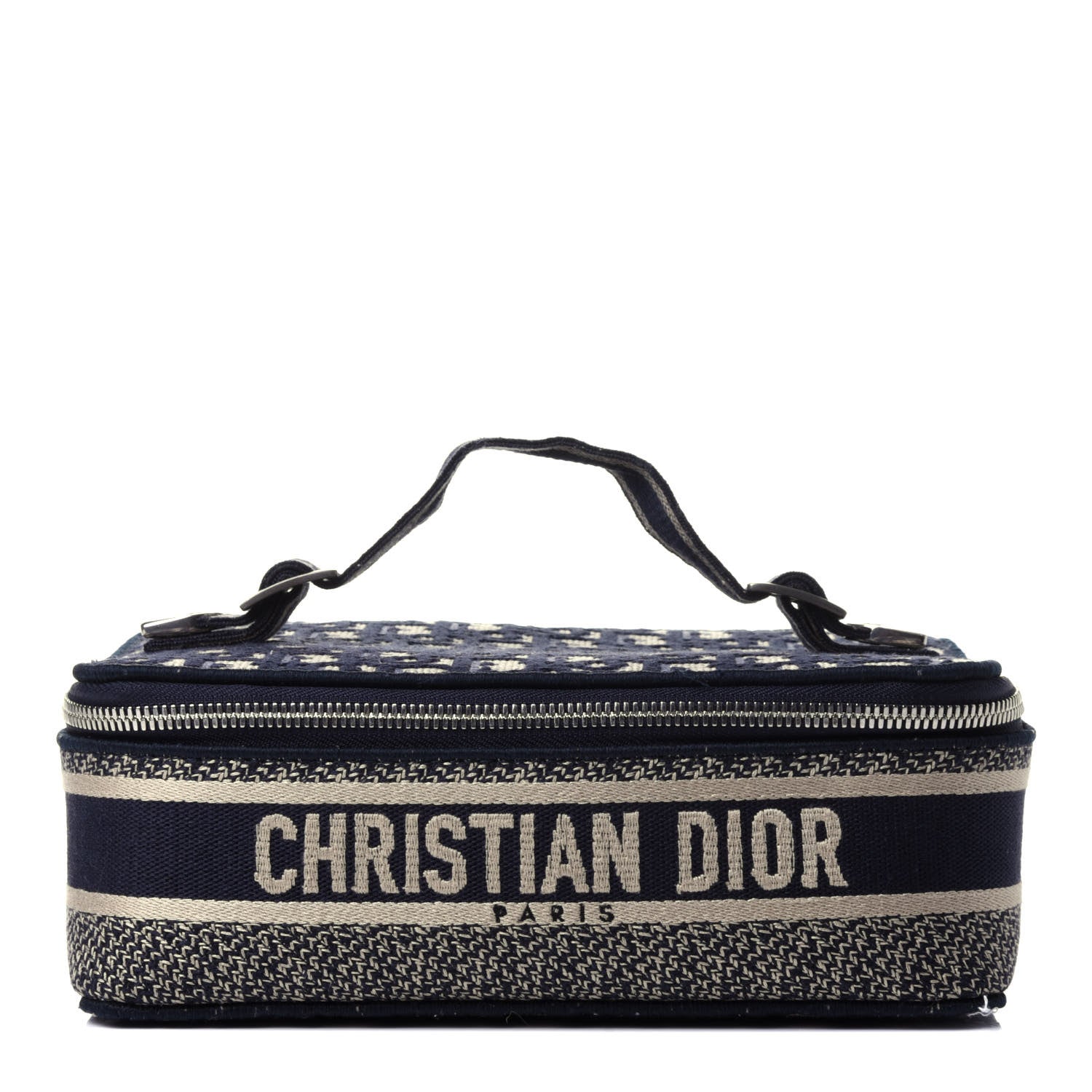 Christian Dior Oblique Beauty Case Blue 1 of 4