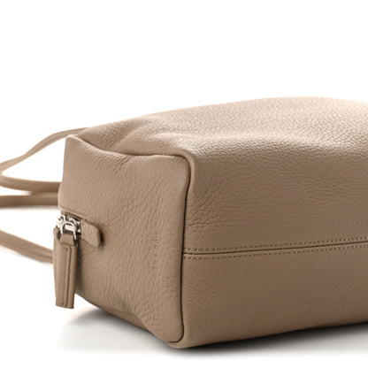 The Row Grained Calfskin Astra Bag Dark Taupe 8 of 9