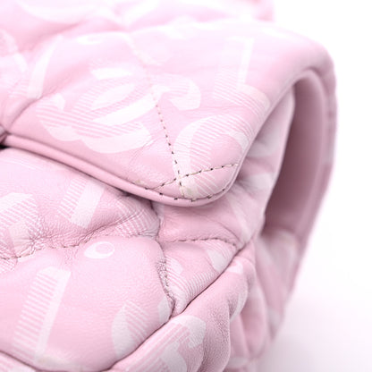 Chanel Printed Lambskin Quilted CC Mini Flap Pink 10 of 10