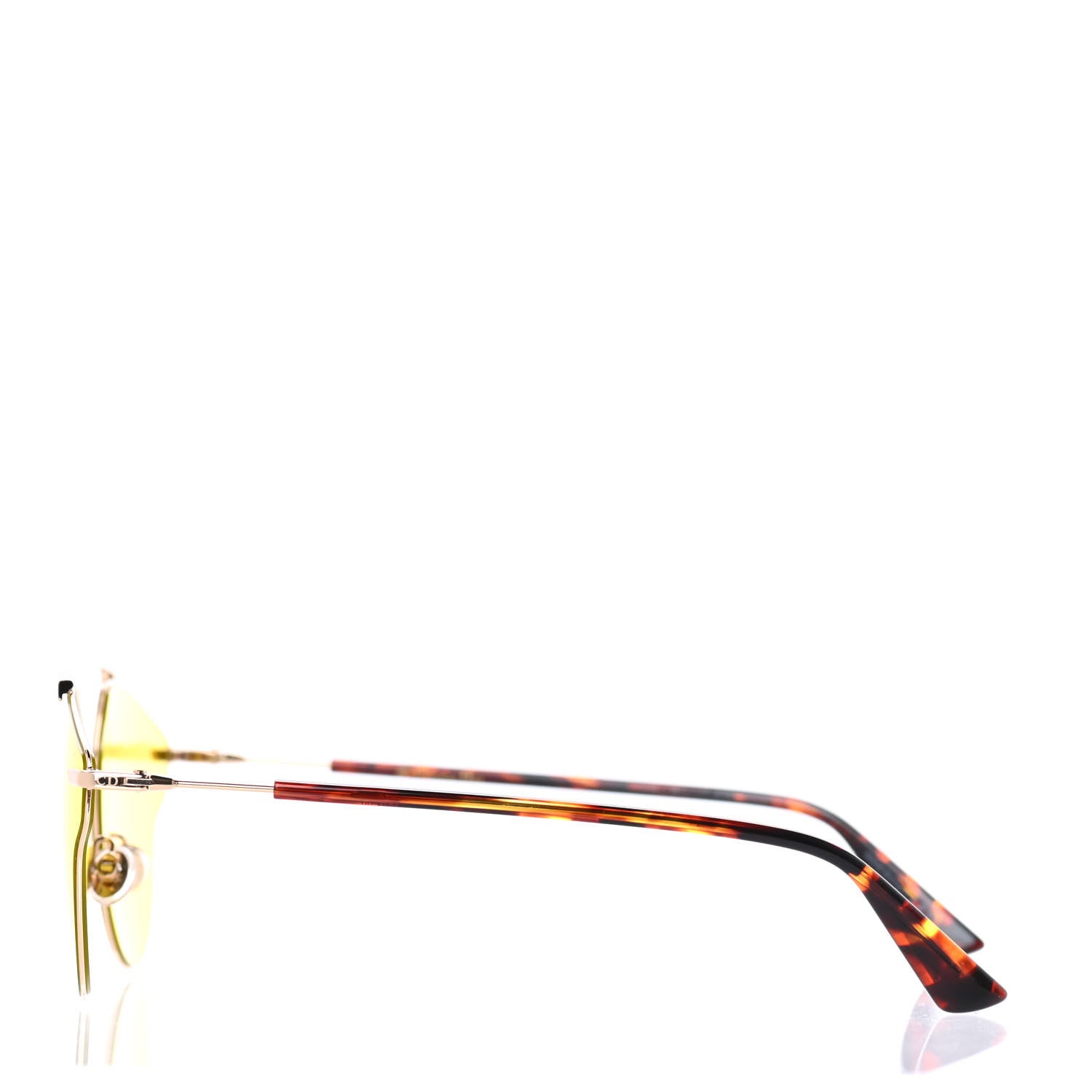Christian Dior So Real Pop Sunglasses Yellow 3 of 7