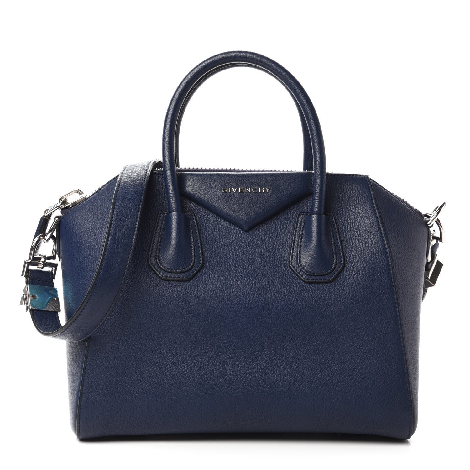 Givenchy Sugar Goatskin Small Antigona Navy 1 of 12