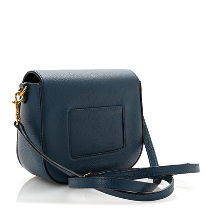 Mulberry Small Classic Grain Calfskin Small Darley Satchel Blue 3 of 9