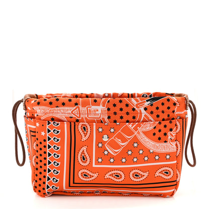Hermes Barenia Silk Eperons d'Or Fourbi 20 PM Pouch Orange Fauve 1 of 8
