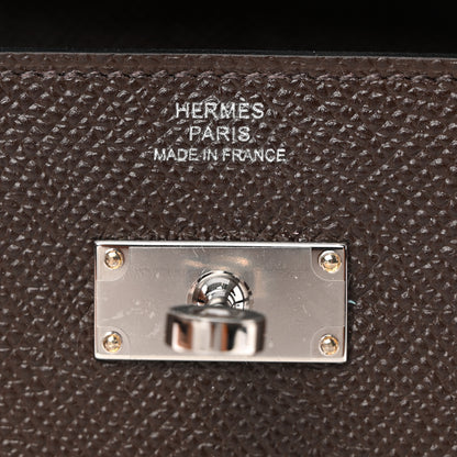 Hermes Epsom Kelly Wallet To Go Chocolate 6 of 10