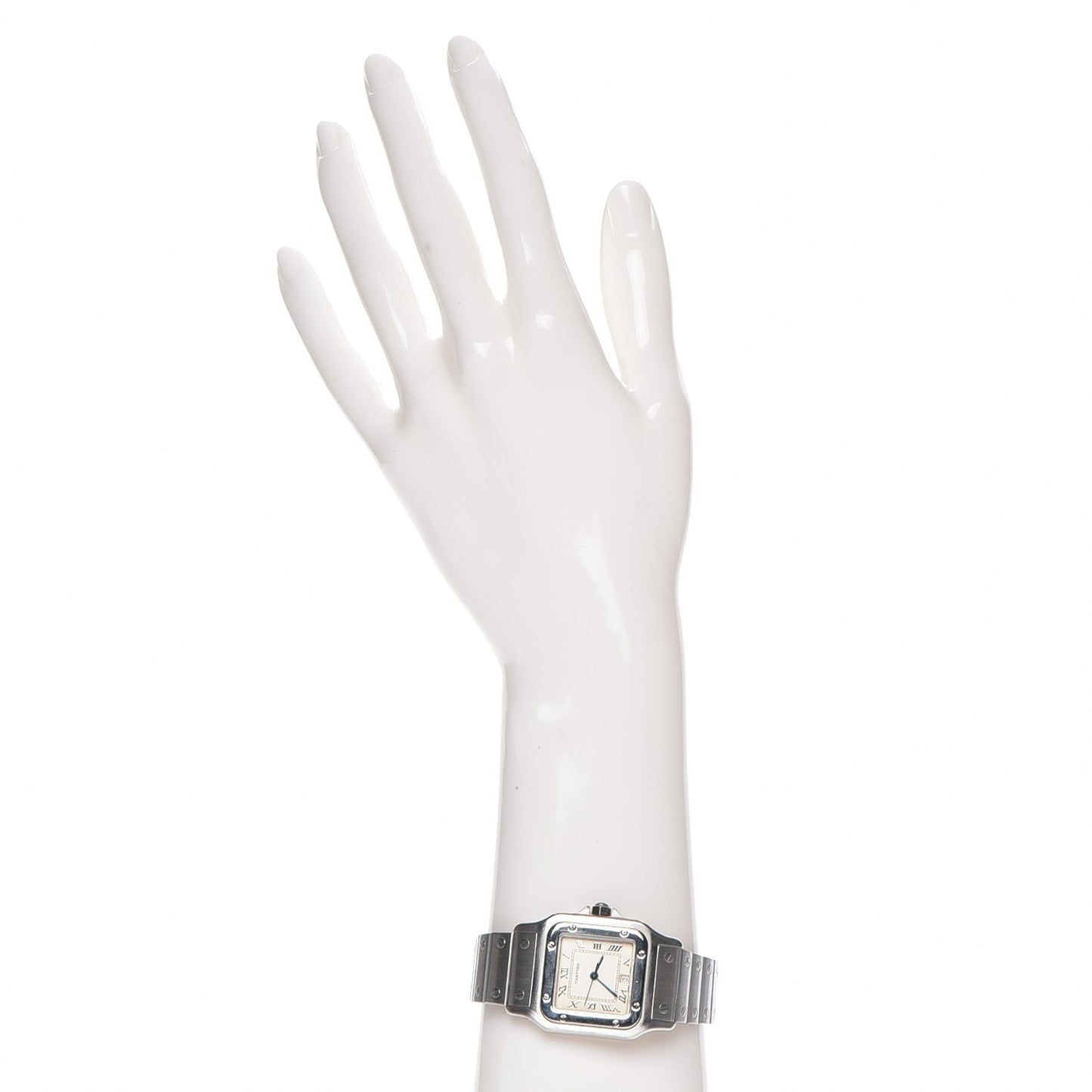 Stainless Steel 29mm Santos De Galbee Quartz Watch