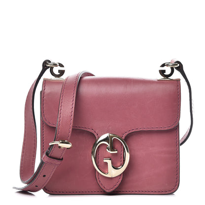Gucci Calfskin Small 1973 Shoulder Flap Bag Peonia Flower 1 of 20