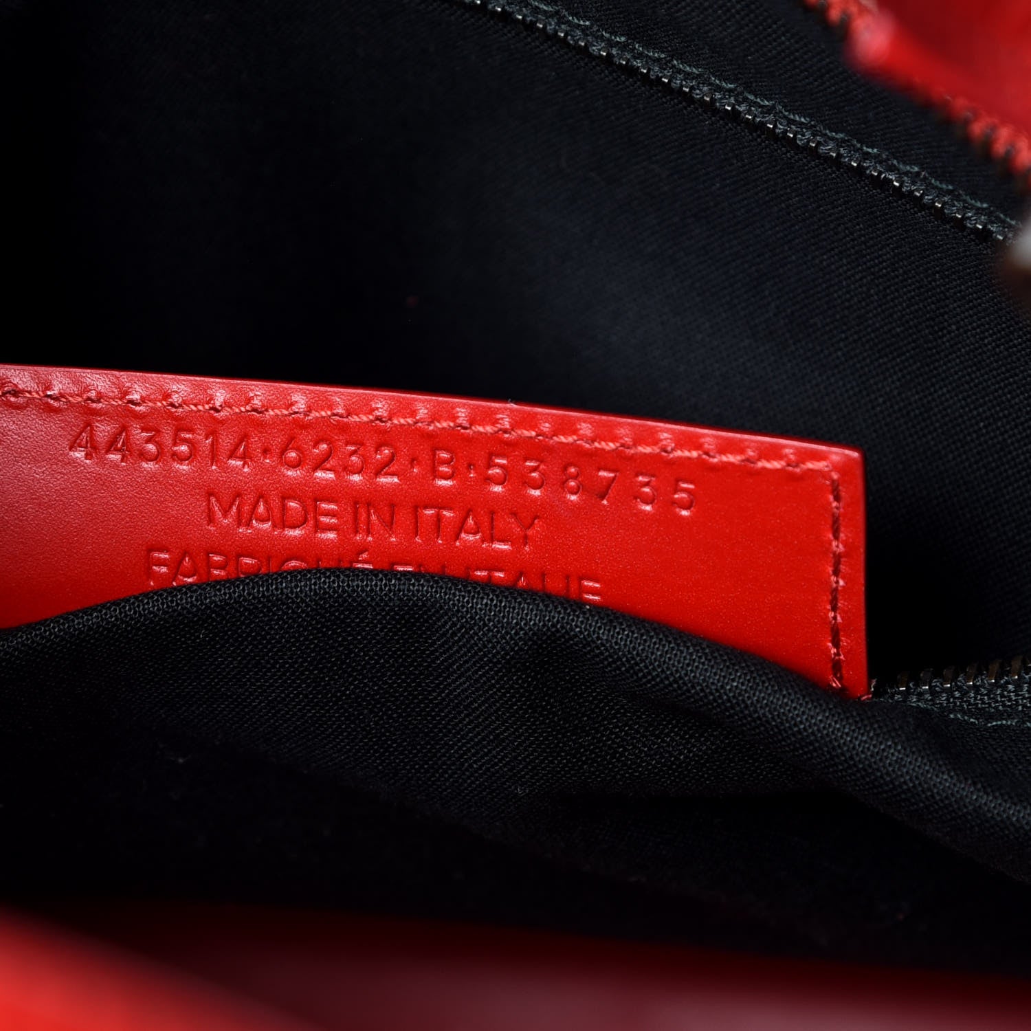 Balenciaga Calfskin Love Perforated Blackout Hardware City Rouge Profond 10 of 16