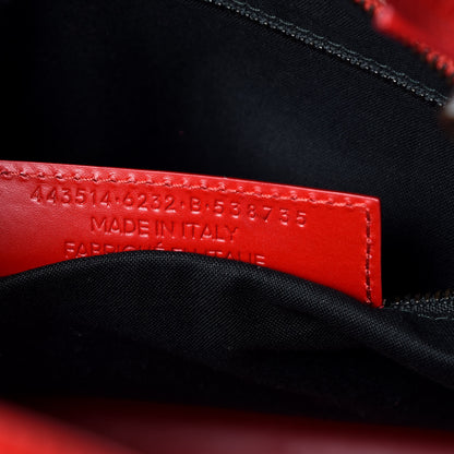 Balenciaga Calfskin Love Perforated Blackout Hardware City Rouge Profond 10 of 16