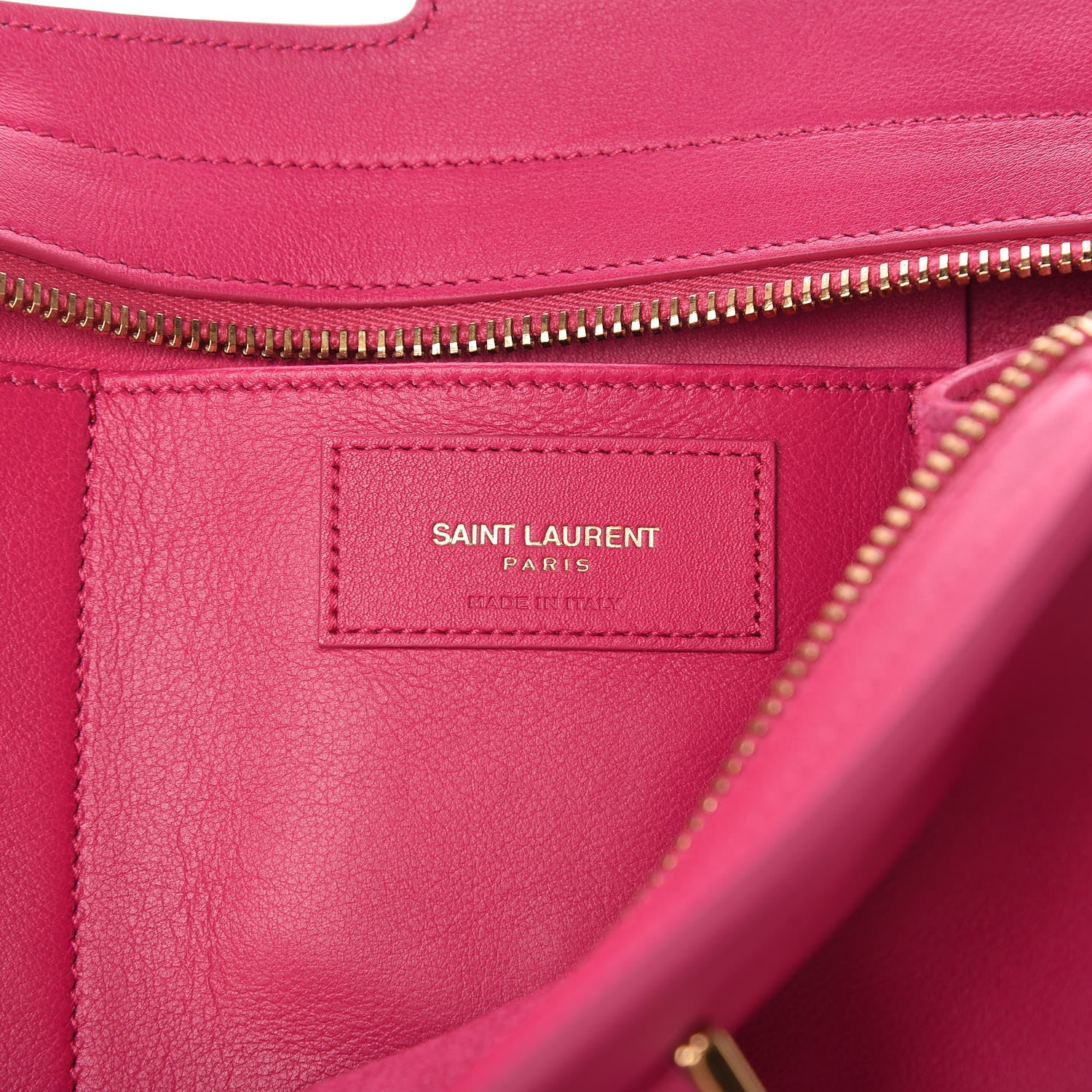 Saint Laurent Smooth Calfskin Small Monogram Cabas Bubblegum 6 of 10
