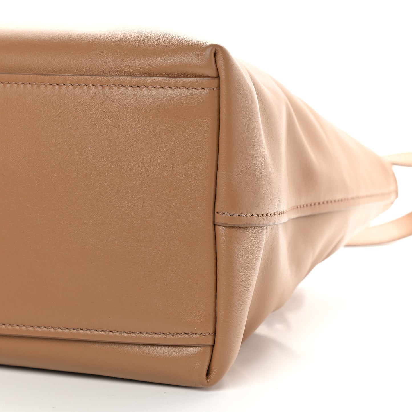 Soft Calf Chain Tote Caramel