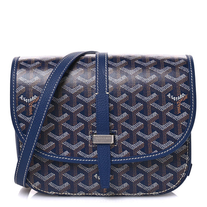 Goyard Goyardine Belvedere II PM Messenger Bag Navy 1 of 9