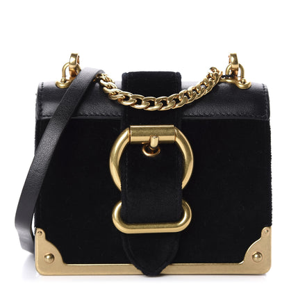 Prada Velluto Micro Cahier Bag Black 1 of 10