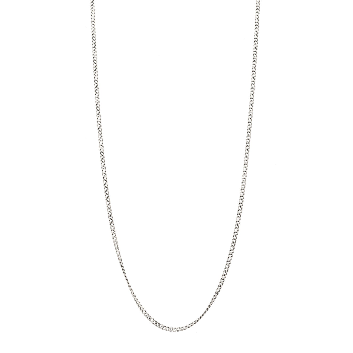 John Hardy Sterling Silver 2.1mm Curb Chain Necklace 22" 1 of 5