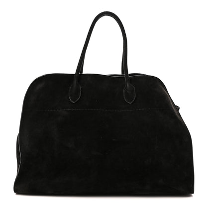 The Row Suede Soft Margaux 17 Black 1 of 10