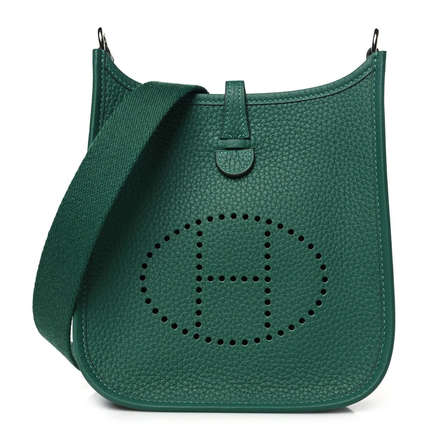 Hermes Taurillon Clemence Evelyne TPM Vert Vertigo 1 of 11