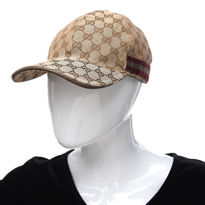 Gucci Monogram Web Baseball Hat M Brown 2 of 6