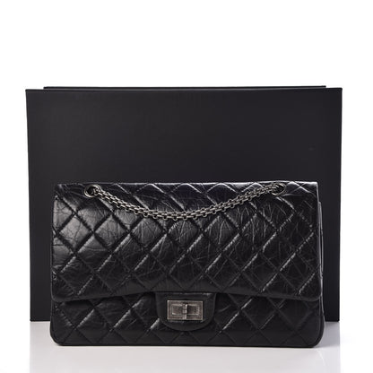 Chanel Aged Calfskin Quilted 2.55 Reissue 227 Flap Black 9 of 9