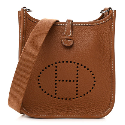 Hermes Taurillon Clemence Evelyne TPM Gold 1 of 11