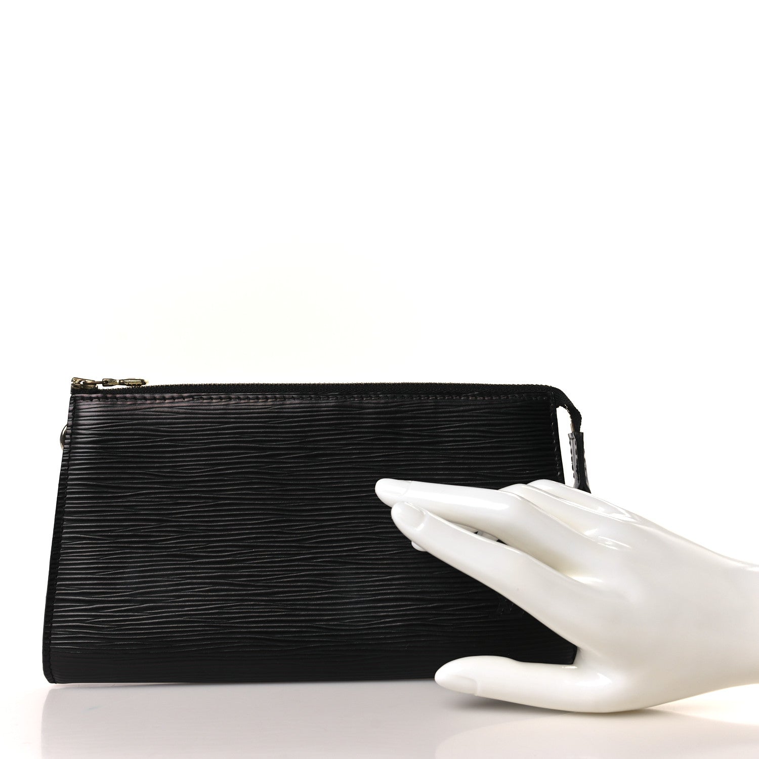Louis Vuitton Epi Pochette Accessories 21 Black 2 of 5