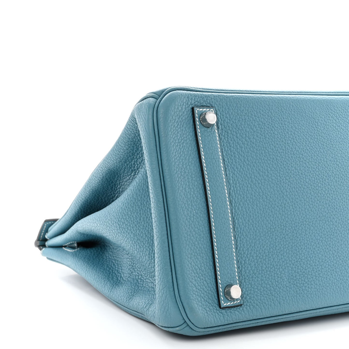 Taurillon Clemence Birkin 35 Blue Jean