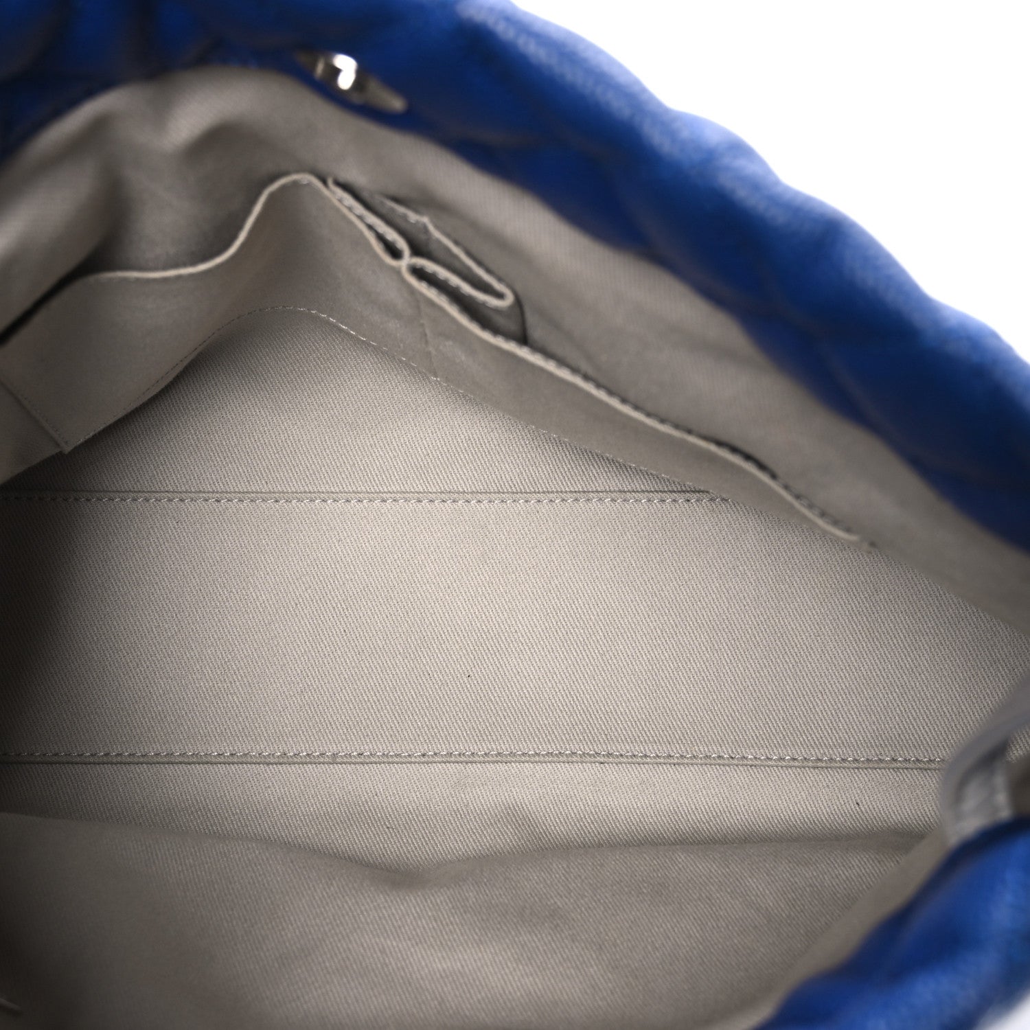 Chanel Caviar Quilted Easy Zip Tote Cobalt Blue 5 of 11