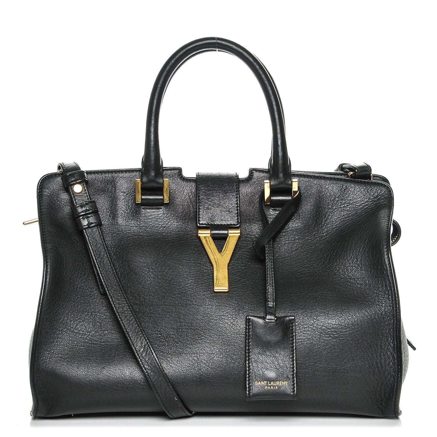 Calfskin Small Classic Y Cabas Black