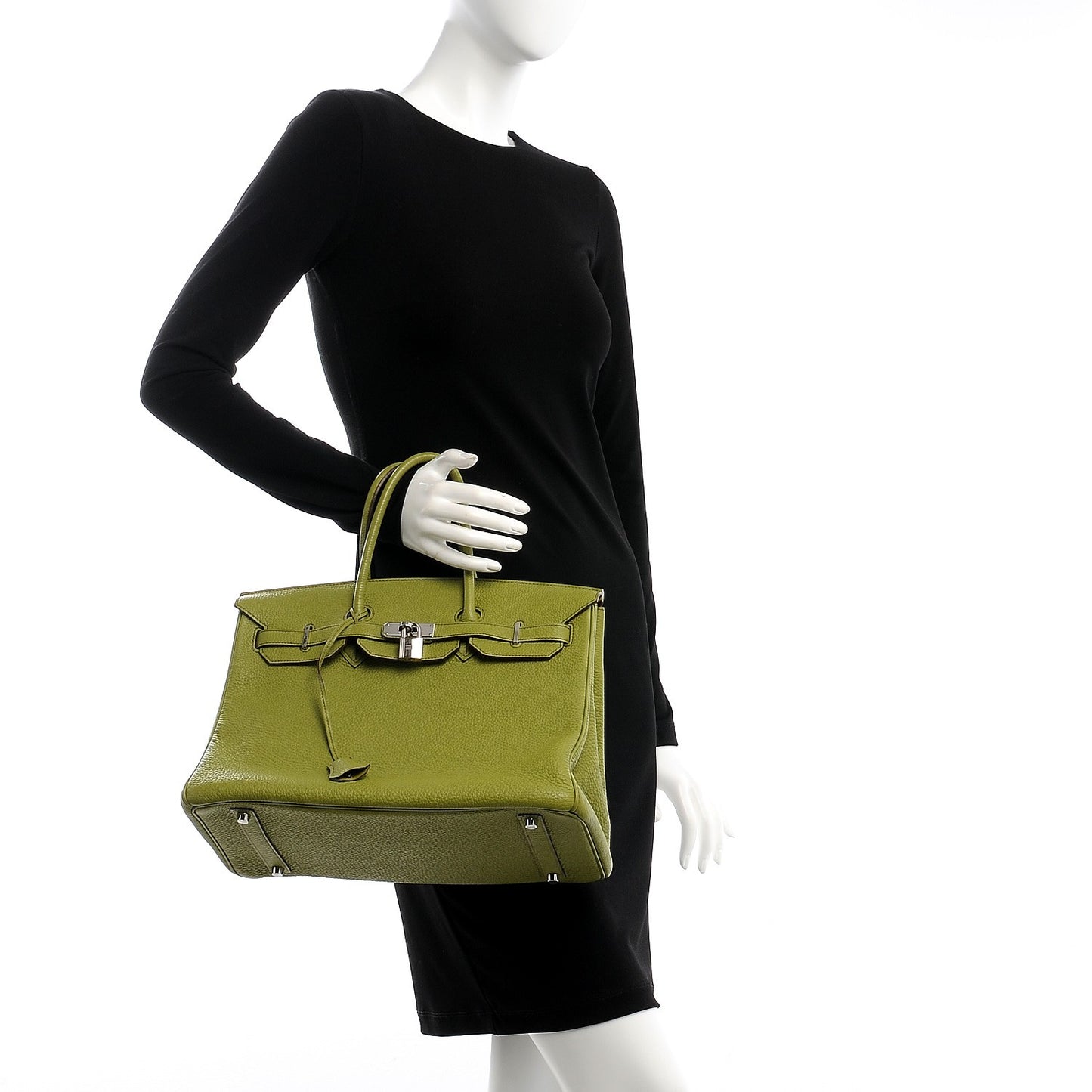 Togo Birkin 35 Vert Anis