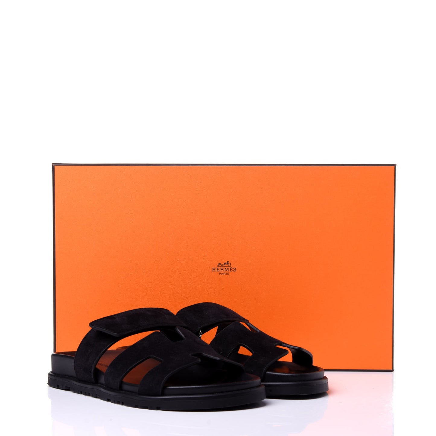 Suede Goatskin Womens Chypre Sandals 36 Black