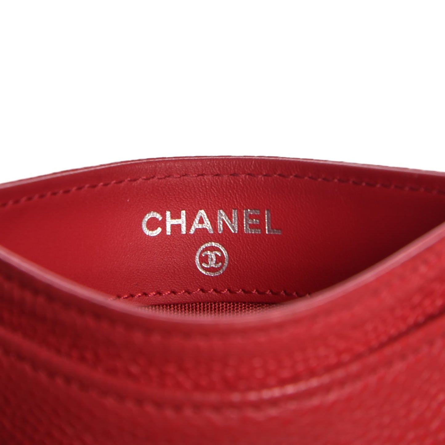 Caviar Timeless CC Card Holder Wallet Red
