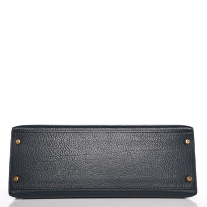 Hermes Fjord Sellier Kelly 32 Bleu Marine 7 of 41