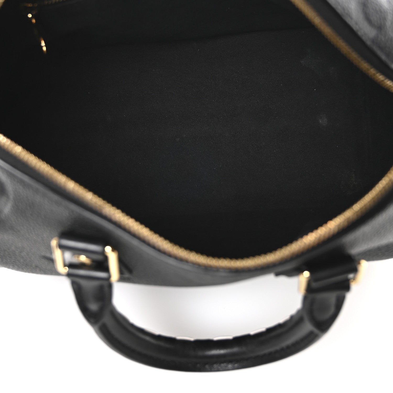 Louis Vuitton Empreinte Monogram Giant Wild At Heart Speedy Bandouliere 25 Black 5 of 9